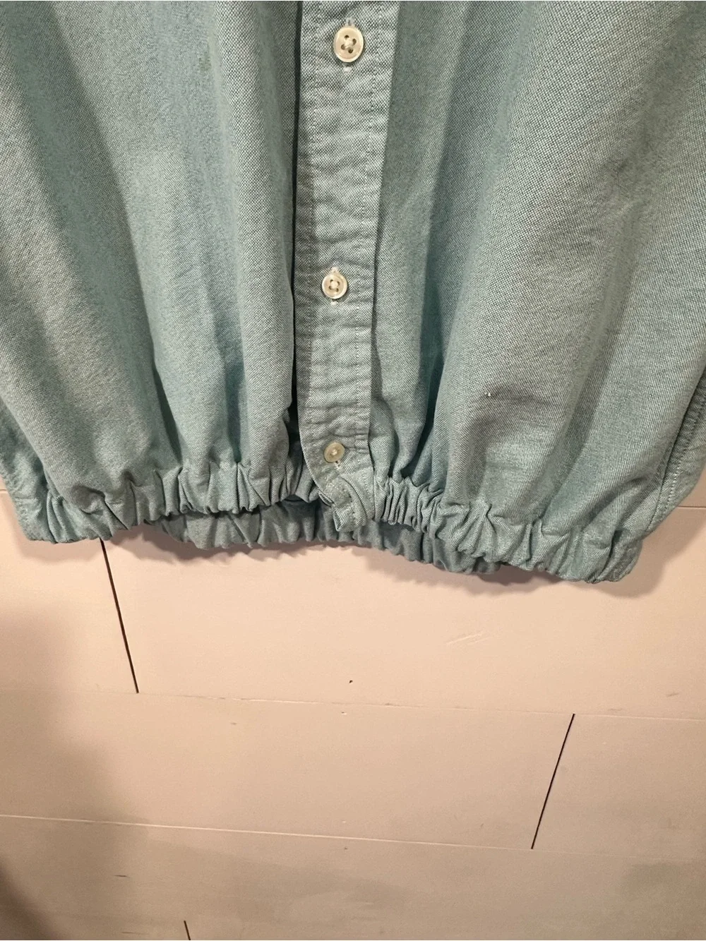 Ralph Lauren Light Teal Oxford Shirt with Embroidered Pony - Picture 4 of 10